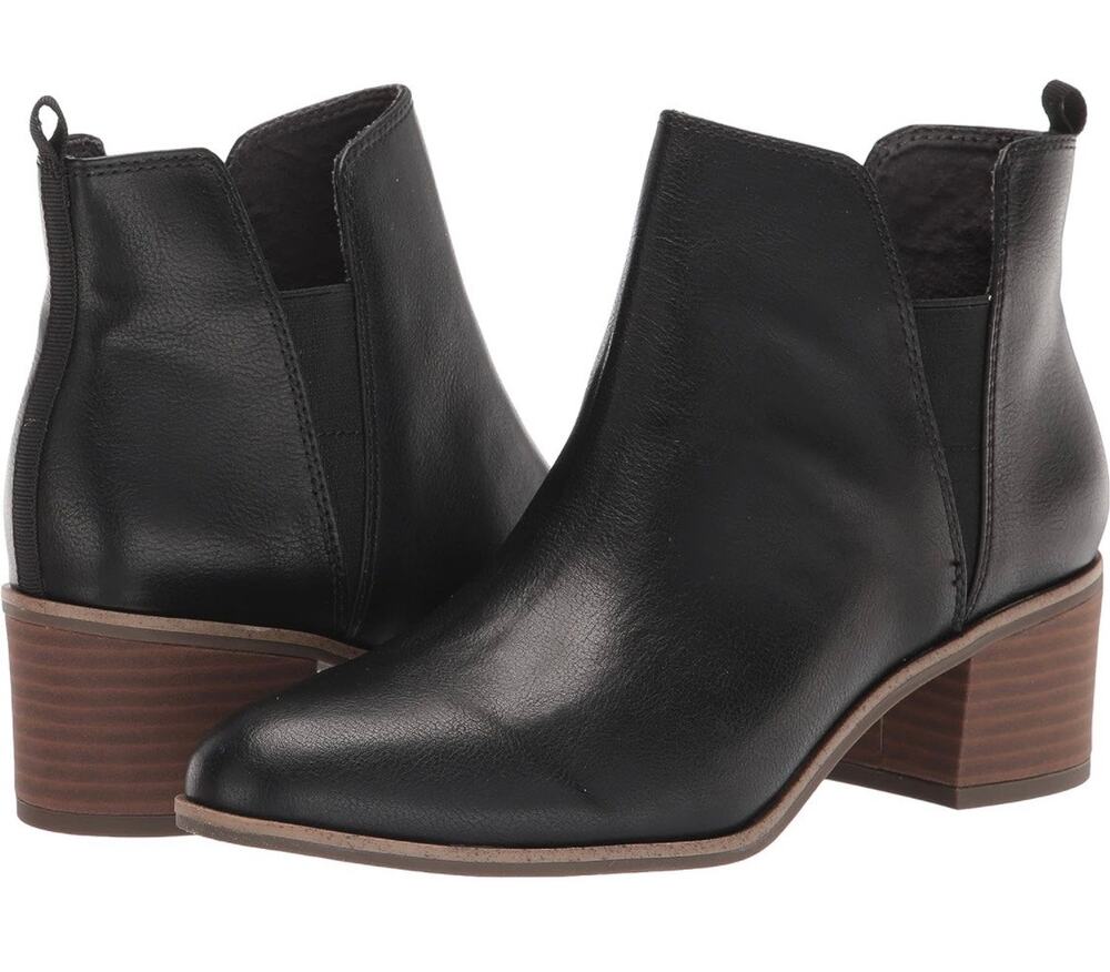 Dr. Scholl's Shoes Womens Teammate Slip On Chelsea Dress Ankle Boot Size 6 Black